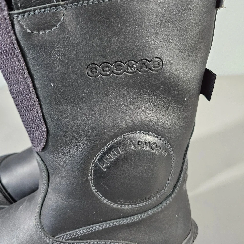 Cosmas Titan 8 X Firefighter Boots Mens 8X Black Leather Crosstech Structural